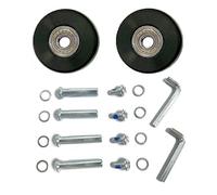 LOTOWELZON Lot de 2 roues de rechange - 40 mm d'épaisseur - 18 mm avec 8 mm - Pour valise - En caoutchouc - Pour valise - Roues Samsonite (OD40 x l 18 mm / 1,57" x 0,7")