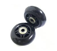 LOTOWELZON Lot de 2 roues de rechange pour valise, roues de patins à roulettes en ligne de 84 mm avec roulements de 8 mm et clés à molettes d'essieux de 35 mm et 40 mm (OD84 x THK24 mm/8,4 x 2,4 cm)