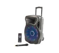 LOTRONIC Party 15LED - Enceinte sans fil Bluetooth - Noir