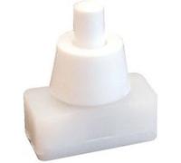 Lots De 2 Contacteurs A Encastrer Tibelec, Plastique, Blanc