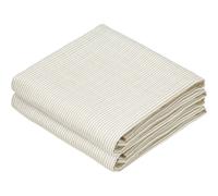 Lots de 2 langes en mousseline 70 x 70 imprimés Rayures marron