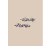 Lots de 2 pinces en tissu liberty lib annie & may TU