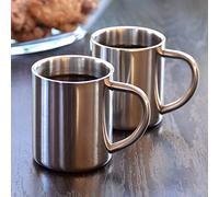 Lots de 2 Tasses à café Thermos en Acier Inoxydable