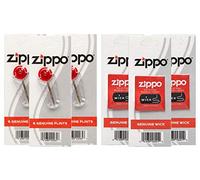 Lots de 3 mèches et 3 pierres pour briquet à essence ou clipper Zippo