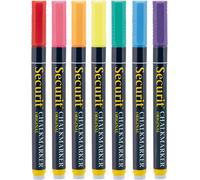 Lots De 7 Feutres-Craie À Encre Liquide Coloré - Taille De Mine 1-2mm