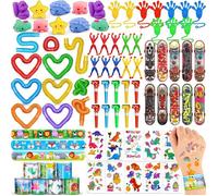 Lots de 8 jouets assortis pour piñata - petits cadeaux anniversaire enfants récompenses scolaires et sacs à