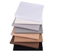 Lots de tissus ZGXY Fat Quarter - 8 carr s pr d coup s 50 cm x 50 cm, tissu de coton matelass , couleur unie