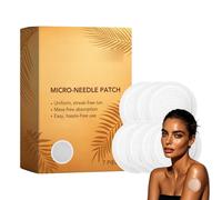 Lots of 7 Patchs Autobronzants à Micro-aiguilles, Sun-Kiss Natural Tanning Glow Patches, Éclat Bronze Doré Naturel, Teint Uniforme Sans Traces, Pour Tous les Types de Peau (1Boîte)