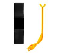 Lotsdonxia Ensemble d'entraînement de swing de golf 2 pièces - Correcteur d'avion de swing et aide à l'alignement du poignet pour débutants et professionnels, stabilisateur de bras droit avec bandes