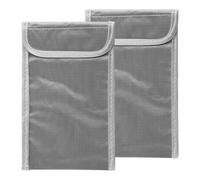 Lotsdonxia Faraday Lot de 2 pochettes compactes anti-électromagnétiques pour téléphone portable et bouclier de rayonnement, pochette de sécurité anti-EMP, protection de la vie privée pour un usage
