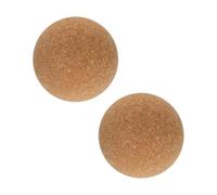 Lotsdonxia Lot de 2 bouchons en liège respectueux de l'environnement pour les fêtes de fin d'année, la Saint-Valentin, Noël, Halloween, la cuisine (6 cm)