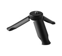 Lotsdonxia Mini trépied stable, support de table portable, accessoire de vlogging compact pour perches à selfie et appareils photo (noir)