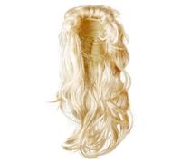 Lotsdonxia Perruque Rock Star - Jeu de rôle et accessoires des années 70 et 80 Glam Rock Heavy Metal - Cheveux longs bouclés pour fêtes costumées (blond)