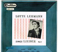 Lotte Lehmann - Lotte Lehmann Sings Lieder, Vol. 1