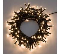 Lotti Chaîne De Lumières À LED Blanc Chaud pour Arbre Noël Avec Jeux Extérieur