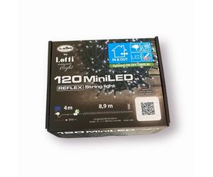 Lotti Chaîne Lumineux 120 Mini 8 Jeux Lumière pour Interne / Extérieur Blanche [EEK: non applicabile]