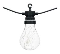 LOTTI Guirlande lumineuse extérieure guinguette d'été Party Light - 10 ampoules goutte A67 - Blanc chaud - 100 micro-Led - 5 m