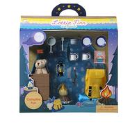 Lottie Dolls Camping Playset , Doll Camping Toys For Girls & Boys , Toy Campfire Doll Camping Accessories , Boy & Girl Camping Toys