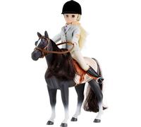 Lottie la poupée jockey avec son cheval