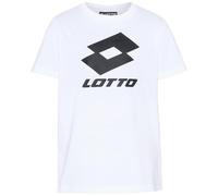 Lotto 1124002j T-Shirt, Regular Fit, Blanc éclatant, 158-164 Mixte Enfant