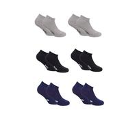 Lotto, 12 Paires Chaussettes homme, respirantes et légères, couvre-chaussures en coton doux, idéales pour course, gym, fitness, Pilates, Certificats OEKO-TEX, couleurs assorties, 43-46