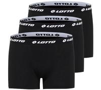 Lotto 3pack Men, Boxer Shorts Caleçon Boxeur, Caviar, XL Hommes