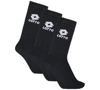Lotto 3pack Unisex, Socks Chaussettes, Caviar, 35-38 Mixte