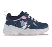 LOTTO Alvara K Unisex Kids Basket, Bleu Marine Rose, 33 EU