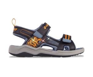 LOTTO Amarador K Sandale de Sport, Bleu Marine/Orange, 30 EU