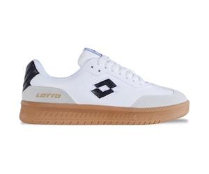LOTTO Baskets Mixtes Makera, White Black, 44 EU