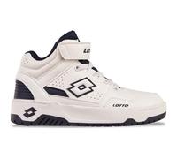 LOTTO Baskets Pivoot Mid K Unisexes pour Enfant, White Black, 33 EU