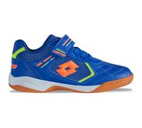Lotto Baskets Soccera K Kids Unisexes, Bleu FR Orange, 34 EU