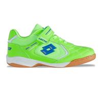 Lotto Baskets Soccera K Kids Unisexes, Vert Bleu, 28 EU