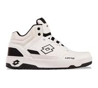 Lotto Baskets Unisexes, Blanches, Noires, 45 EU, White Black, 45 EU