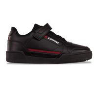 Lotto Baskets Unisexes pour Enfant, Noir/Rouge, 29 EU