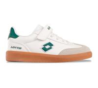 Lotto Baskets Vintal MF K Unisexes pour Enfant, White Green, 27 EU