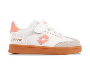 LOTTO Garçon Unisex Kinder Vintal M Basket, Papaye Blanche, 23 EU