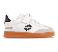 LOTTO Garçon Unisex Kinder Vintal M Basket, White Black, 22 EU