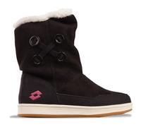 Lotto Gramada Fur K Unisex Kids Botte mi-Mollet, Noir/Rose, 34 EU