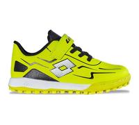 Lotto KOBATO T Baskets Unisexes pour Enfant, Jaune/Noir, 38 EU