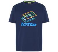 Lotto Men T-Shirt, Regular Fit, Peacoat, M Hommes