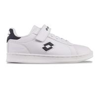 LOTTO Mixte Enfant Basket, Blanc/Bleu Marine, 19 EU