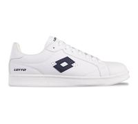 Lotto Mixte Jambol Unisex Basket, Blanc/Bleu Marine, 39 EU