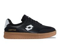 LOTTO Mixte Makera Unisex Basket, Noir/Blanc, 37 EU