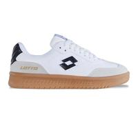 LOTTO Mixte Makera Unisex Basket, White Black, 42 EU