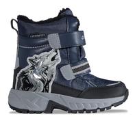 LOTTO Nutak Tex K Unisex Kids Botte de Neige, Bleu Marine/Gris, 31 EU