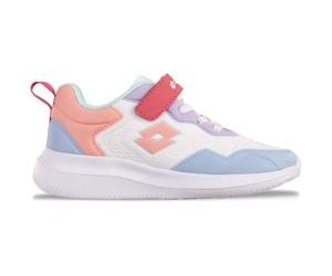 LOTTO Ritmo K Basket, Blanc et Bleu Clair, 35 EU