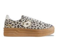 LOTTO Stacky an Baskets pour Femme Blanc cassé/léopard Taille 38 EU, Leo Blanc cassé, 38 EU
