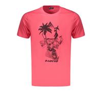 Lotto - T-shirt à manches courtes - Homme - Tops - Rouge - Taille: L