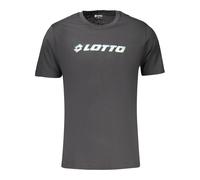 Lotto - T-shirt en coton à manches courtes - Homme - Tops - Noir - Taille: M
